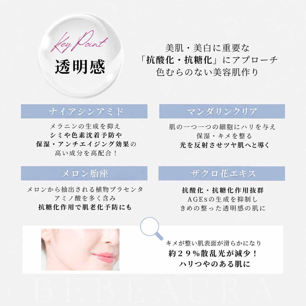 BEBEAURAバイオエクソマスク【1枚】