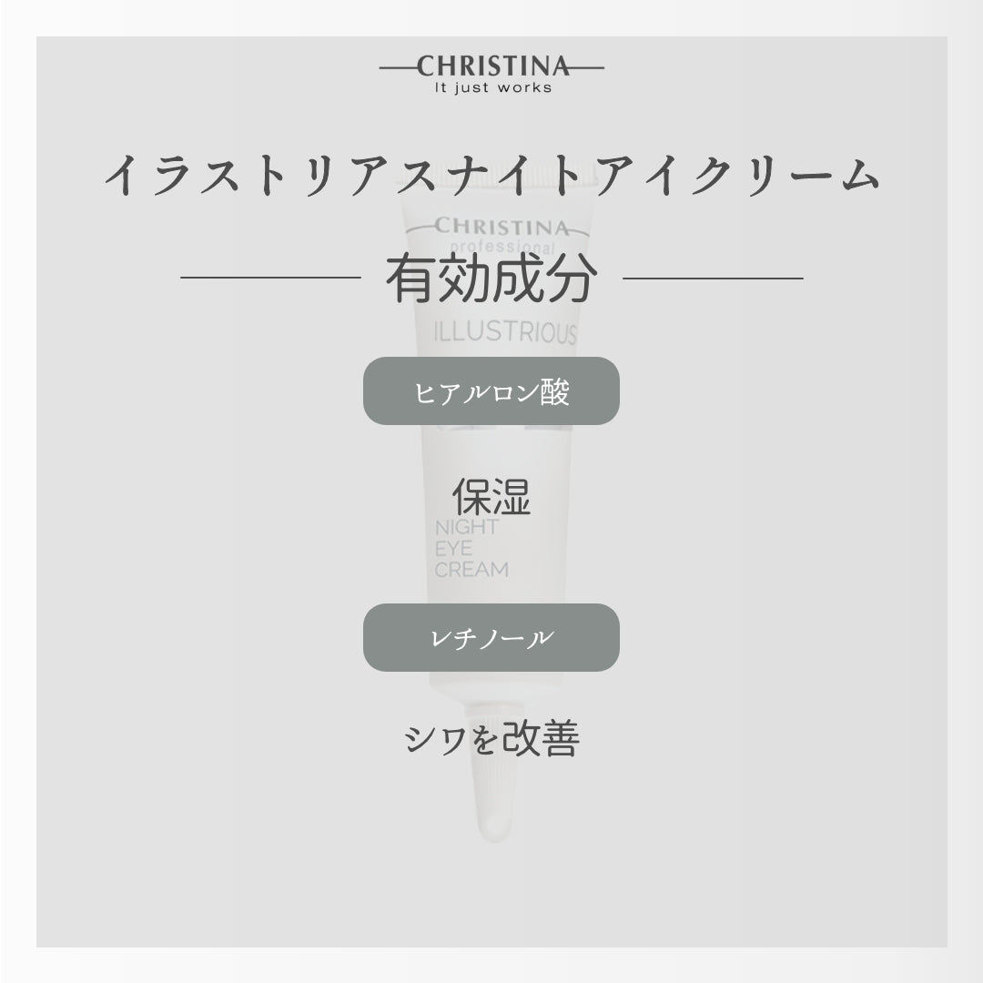 【イラストリアス】ーCHRISTINAー ナイトアイクリーム