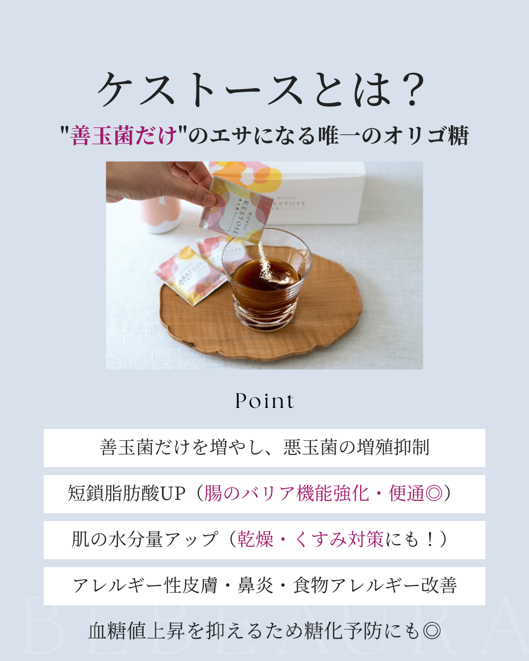【プレバイオティクス】MOEGIケストース
