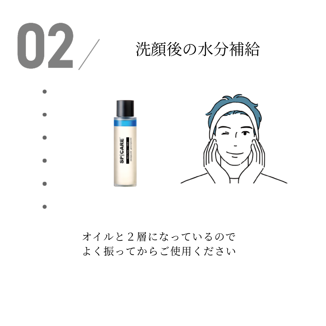 【メンズ】スピケア３点セット