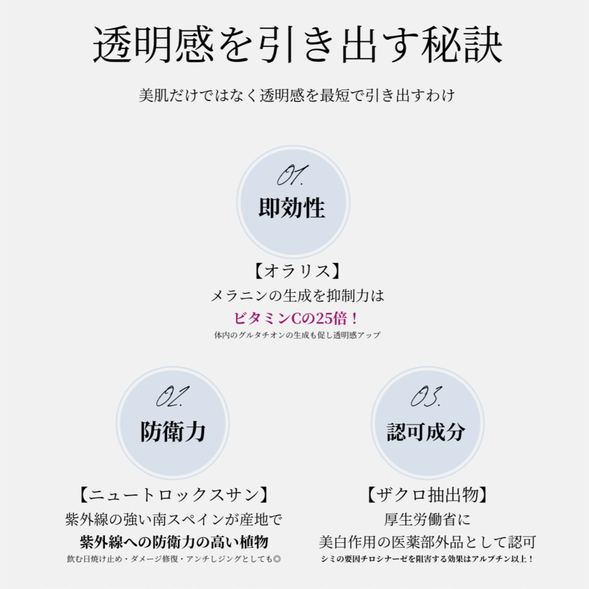 BEBEAURA サプリメント