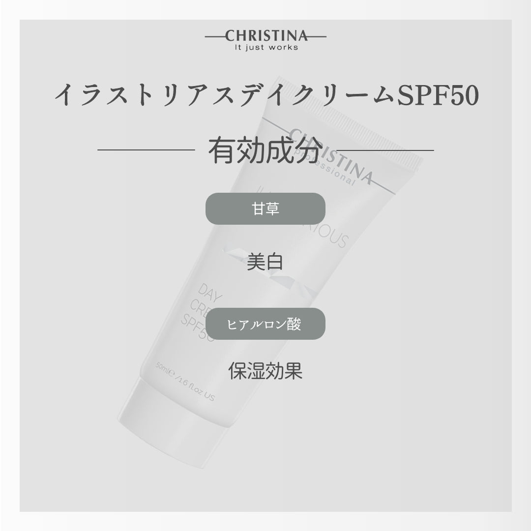 【イラストリアス】ーCHRISTINAー デイクリームSPF50